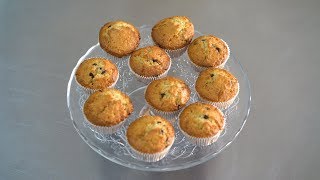 Recept na chutné vanilkové muffiny s čokoládou [upl. by Fairley]