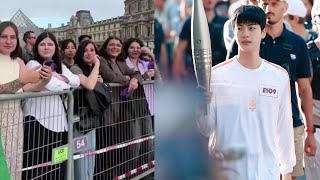 His mother cries BTS Jin admits hes nervous about being a torchbearer for the Paris 2024 Olympics [upl. by Manton]