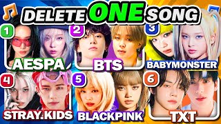 DELETE ONE SONG PER GROUP🔥6 Songs Each Round  Kpop Quiz 2024  KMusic Quiz [upl. by Airom548]