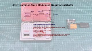 JFET Common Gate Modulated Colpitts Oscillator [upl. by Ehcropal]