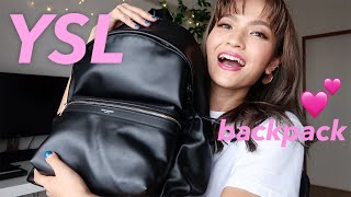 通勤用サンローランのバックパック買いました！ Review Saint Laurent City Backpack [upl. by Bohlen]