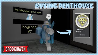 🏡 Buying PENTHOUSE GAMEPASS In Brookhaven 🏡  Roblox  Hxyila [upl. by Hoehne]