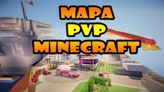 Minecraft Mapa PvP sin mods Multiples arenas  Descarga [upl. by Erdnuaed917]