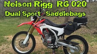 The Best Dual Sport Saddlebags Adventure Motorcycle Honda CRF250L Rigg Gear RG 020 [upl. by Gorton281]