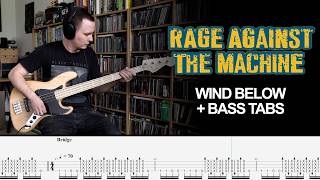 Rage Against The Machine  Wind Below  Bass Cover  tabs [upl. by Scotney]