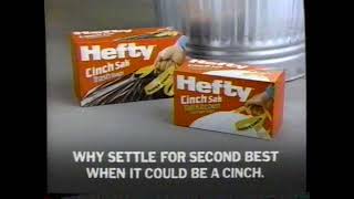 1989 Hefty Cinch Sak quotWimpy wimpy wimpyquot TV Commercial [upl. by Alethia]