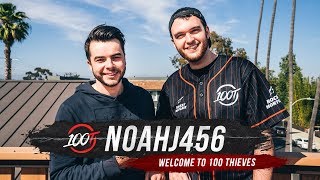 NOAHJ456 JOINS 100 THIEVES [upl. by Amelia]