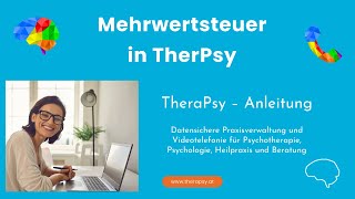 Mehrwertsteuer in TheraPsy [upl. by Asile956]