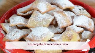 Bugie Piemontesi ripiene  Stuffed Piedmontese Bugie 🎉 [upl. by Ahsikyt]