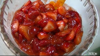 Homemade Strawberry Pie Filling Recipe  Noreens Kitchen [upl. by Nehtiek]