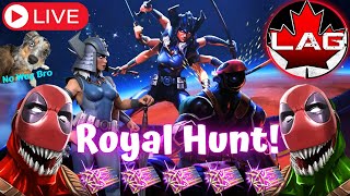 Spirals Royal Hunt Begins Exclusive Rare HENCHPOOL Champions Banquet Tickets Both Accounts MCOC [upl. by Congdon]