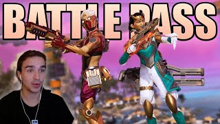 SO MANY BEAUTIFUL SKINS  Apex Legends Ignite Battle Pass Reaction Season 19 [upl. by Marba]