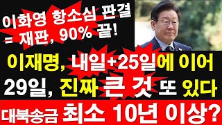 이재명 내일15일  25일에 이어 29일 진짜 큰 것 또 있다 대북송금 최소 10년 이상 이화영 항소심 판결  재판 90 끝 레지스탕스TV 정광용TV [upl. by Ylehsa]