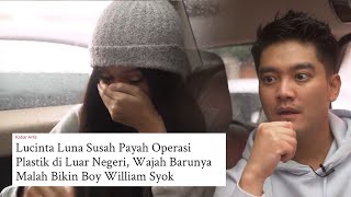 wajah baru lucinta luna buat boy william syok lisa blackpink Shortvideo [upl. by Werbel531]