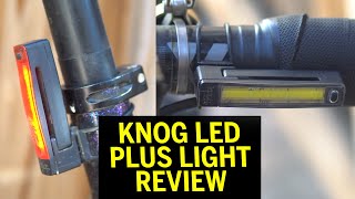 My Favorite DRL Bicycle Lights Knog Plus Led Light Review [upl. by Caras196]