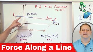 Engineering Mechanics  Force Directed Along a Line [upl. by Ariad]