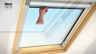 How to install  Solar Skylight Blind Velux® Roof Windows RoofLITE® Dakstra® and DAKEA® [upl. by Eniarrol]