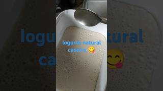 Iogurte natural caseiro 😋 [upl. by Velleman]