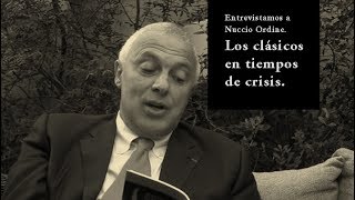 Nuccio Ordine y la lectura de clásicos en tiempos de crisis 33 [upl. by Maribel]