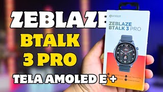 ZeBlaze BTALK 3 PRO  Smartwatch BARATINHO com Cara de PREMIUM [upl. by Reiche]