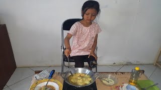 Main Masak Masakan Beneran  Masak Tempe Tepung Dengan Kompor Beneran [upl. by Rebmyt]