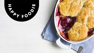 Apple and Blackberry Cobbler  StepByStep Desserts [upl. by Aihtnic]