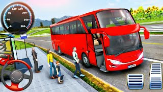 City Coach Bus Driving Simulator 3D  Public Passenger Bus Transport Driver  Android GamePlay [upl. by Quintessa]