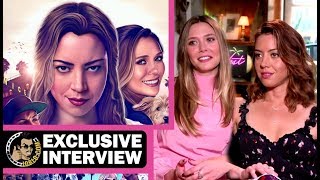 Elizabeth Olsen amp Aubrey Plaza Interview  INGRID GOES WEST 2017 JoBlocom [upl. by Ppilihp450]