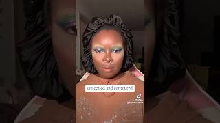 spacealien themed makeup do you think it matched the theme makeup makeuptutorial tiktok mua [upl. by Hsizan]