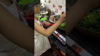 Isana First Cooking Experience  kalmi saak [upl. by Eniamor149]