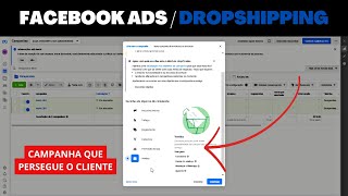 Subindo campanha para DROPSHIPPING no FACE ADS Persiga seus clientes com anúncios  Trafego pago [upl. by Bigod76]