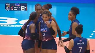 REPUBLICA DOMINICANA VS PUERTO RICO Highlights  COPA NORCECA PANAM FINAL SIX 2024  6282024 [upl. by Buderus]