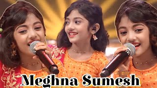 😍 Viral Kid  Meghna Sumesh 💯 Best Performance🔥🔥🔥 Super Singer Junior 9  VijayTv  😍 Megna [upl. by Elbys]