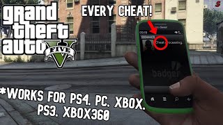 GTA 5 ALL NEW Cheat Codes 2021 PS4 Xbox One PC PS3 Xbox 360 [upl. by Hirschfeld]