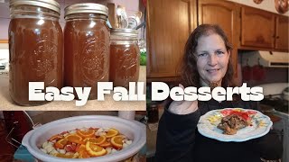 3 Easy Fall Desserts [upl. by Eelyah]