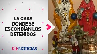 CON ALTAR DE CALAVERAS La decoración de casa donde se escondían detenidos por crimen de carabinero [upl. by Gwendolin]