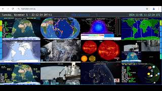 hamdash hamclock web based live geochron clock day and night clock satellite amateur radio [upl. by Damon413]