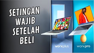 5 Setingan Wajib Laptop Advan Workpro amp Workplus  Setting Advan Workpro dan Workplus [upl. by Ollopa]