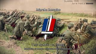 Marche Lorraine Lorraine March  French Army March [upl. by Berlinda244]