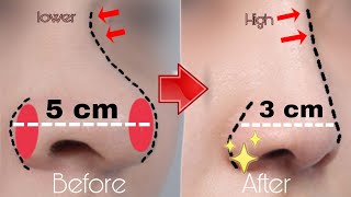 Top Exercises For Nose  Practice it Every Day to Have a Perfect Beautiful Nose  Home Fitness [upl. by Eiznekcm]