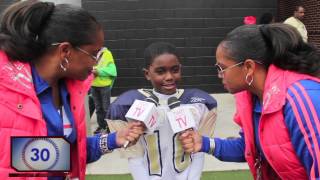 TwinSportsTV QB38 10 NORTH DEKALB YELLOW JACKETS 9U [upl. by Mcmahon]