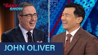 John Oliver  Finding a Place for Satire amp Immigration as a Comedian  The Daily Show [upl. by Einnaffit813]