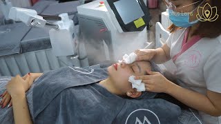 Ultimate LASER TONING Face Massage for Total Relaxation and Skin Transformation [upl. by Etnaud]