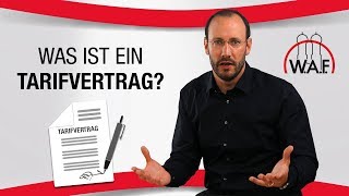 Tarifvertrag einfach erklärt Was ist ein Tarifvertrag  Betriebsrat Video [upl. by Zetrauq]