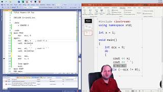 x86 Assembly Language  Using Registers Variables and the LOOP Instruction Together [upl. by Asiluj186]