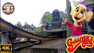 Pirates Cove  DiskO Coaster  POV  Gullivers World Theme Park Warrington Liverpool UK 4K [upl. by Aillemac]