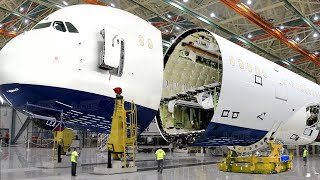 Inside the Massive Airbus A380 Production Line Factory [upl. by Zarla]