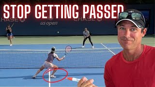 The REAL reason why you keep getting passed at the net in doubles tennis [upl. by Kcitrap]