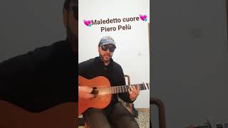 MALEDETTO CUORE  Piero Pelù  Accordi e Arpeggio [upl. by Faruq]