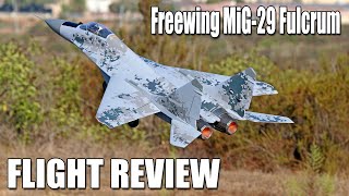 Assembly amp Flight Review  Freewing MiG29 Fulcrum Twin 80mm EDF Digital Camo [upl. by Hertberg]